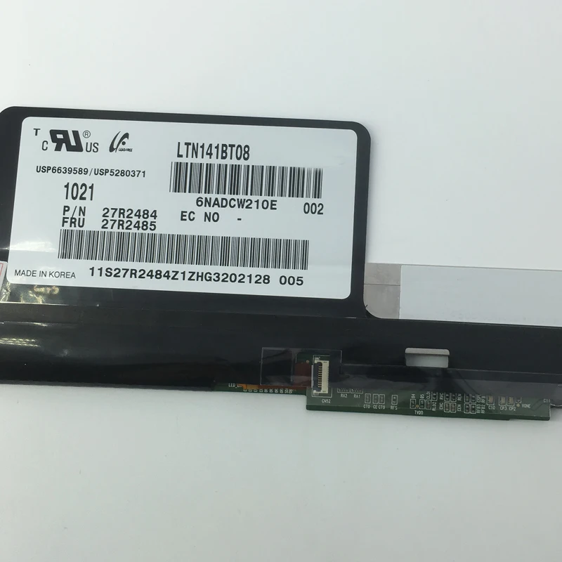14 1 &quotсветодиодный ЖК экран LTN141BT08 LT141DEQ8B00 WXGA + Матрица экрана для ноутбука Lenovo IBM