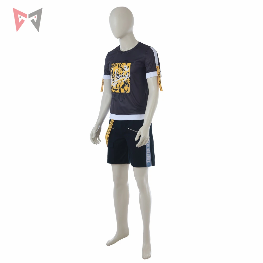 MMGG lyzzr Love and producer Cosplay bai qi Costume T shirt pants custom made size | Тематическая одежда и униформа