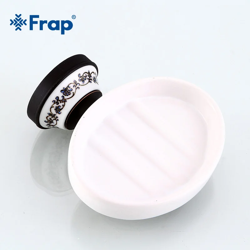 Черные мыльницы FRAP античный держатель для мыла полка ванной латунные диспенсеры