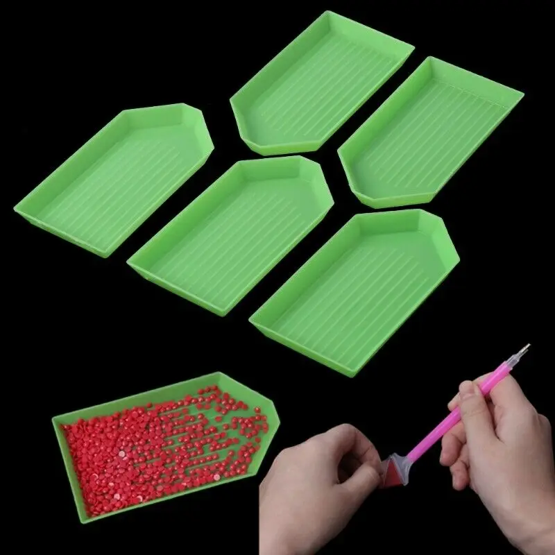 5 шт. 5D алмазов картина Стразы поднос плиты DIY Алмазная вышивка Крест стич