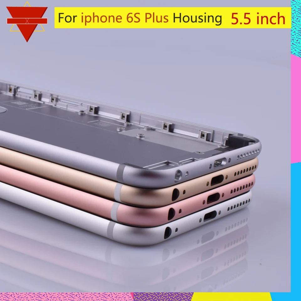10pcs/lot original For iPhone 6S Plus Back Housing Battery Cover Rear Door Case Middle Chassis | Мобильные телефоны и