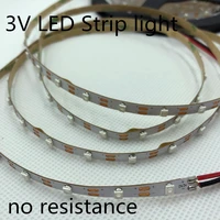 led strip light 3v no resistance led strip light 5mm 60pcsmeter no waterproof 3v 3528 strip light cut by one pcs 3v battery led