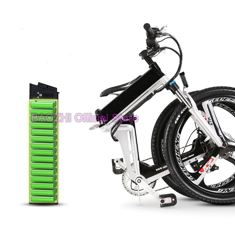 36V 17ah electric bike battery lithium integrated in frame removable for Mountain Ebike rear hub motor brushless |