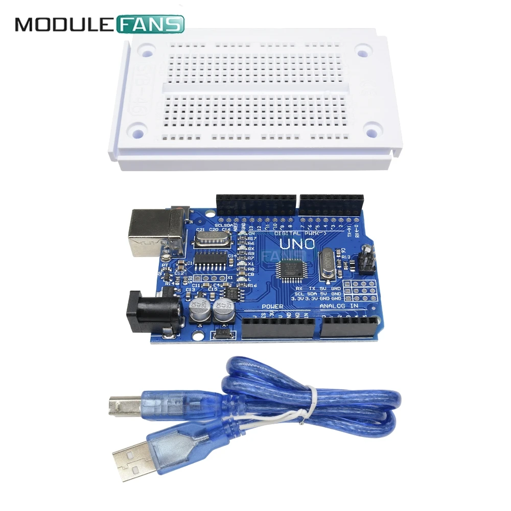 1 набор электронных аксессуаров для творчества стартовый 35 продуктов Arduino Uno R3