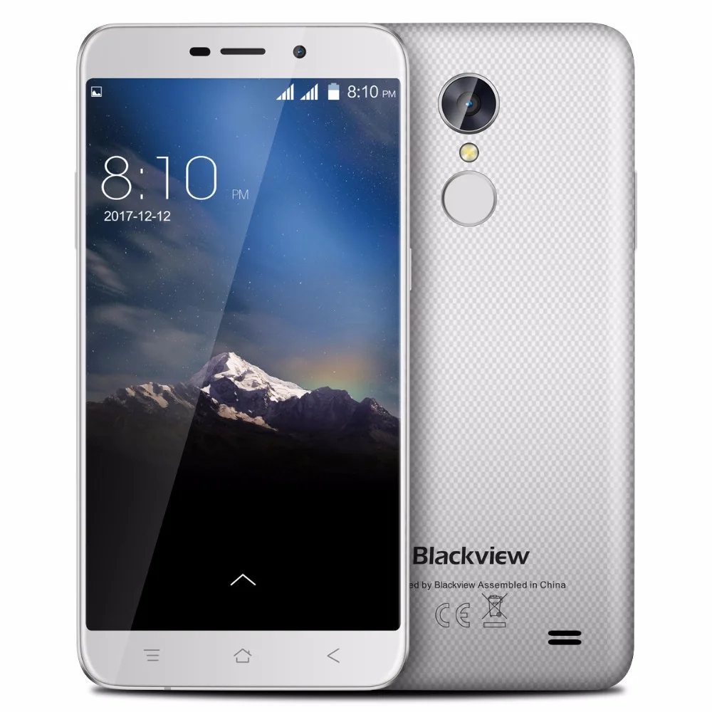 Оригинал Blackview A10 мобильный телефон 5 0 "Unibody MT6580A Quad core 2 ГБ Оперативная память + 16