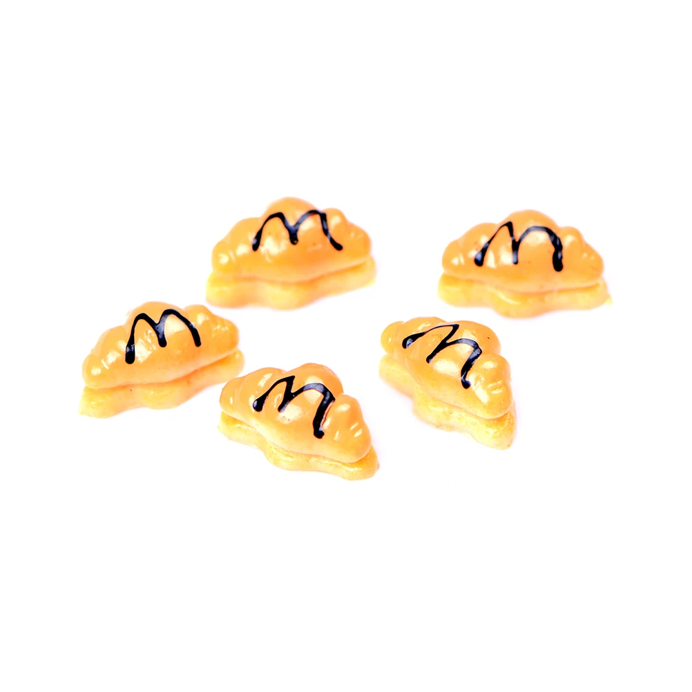 5 шт. ASlow Rising Cream Bread Squishy Atificial Sets телефонные брелоки куклы мини домик Миниатюрные