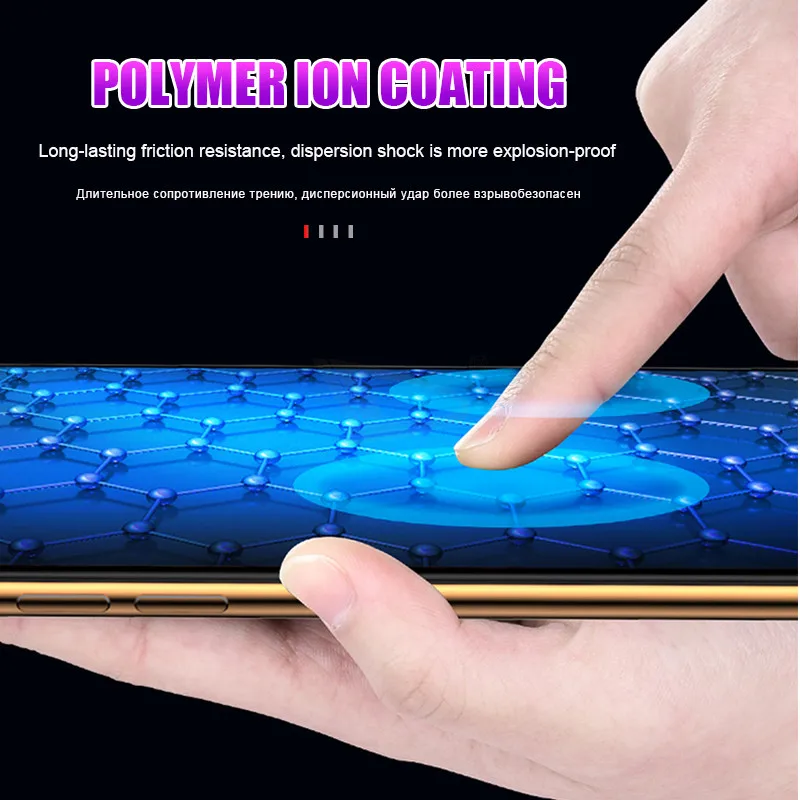 20D изогнутый край Полное покрытие защитное стекло на iPhone 7 8 6 S Plus закаленное для X XR XS Max стеклянная