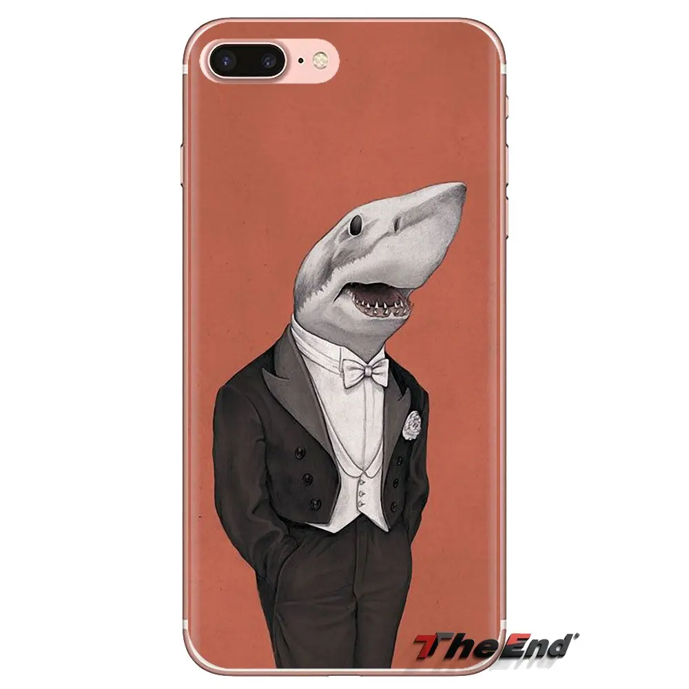 For Xiaomi Redmi 4A S2 Note 3 3S 4 4X 5 Plus 6 7 6A Pro Pocophone F1 Soft Transparent Cases Covers sharks Marine large creatures |