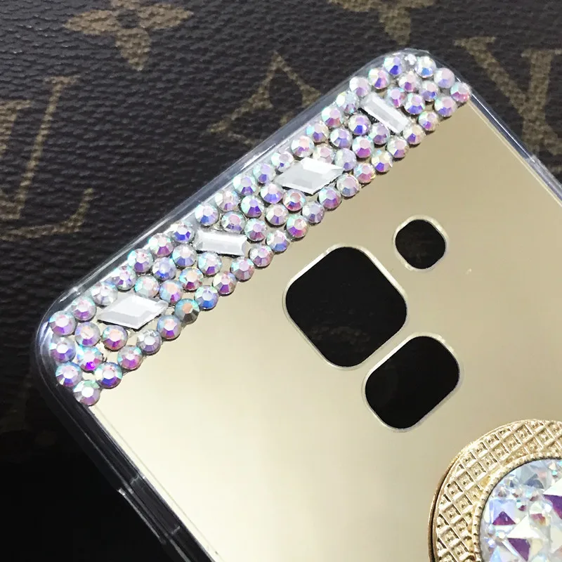 J6 J8 A8 A6 PLUS 2018 Алмазный зеркальный Мягкий ТПУ силиконовый чехол для телефона Samsung
