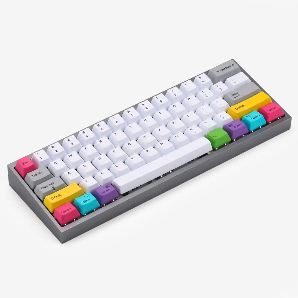 CMYW 10 ключей OEM пустые или окрашенные колпачки с смешанным цветом для diy