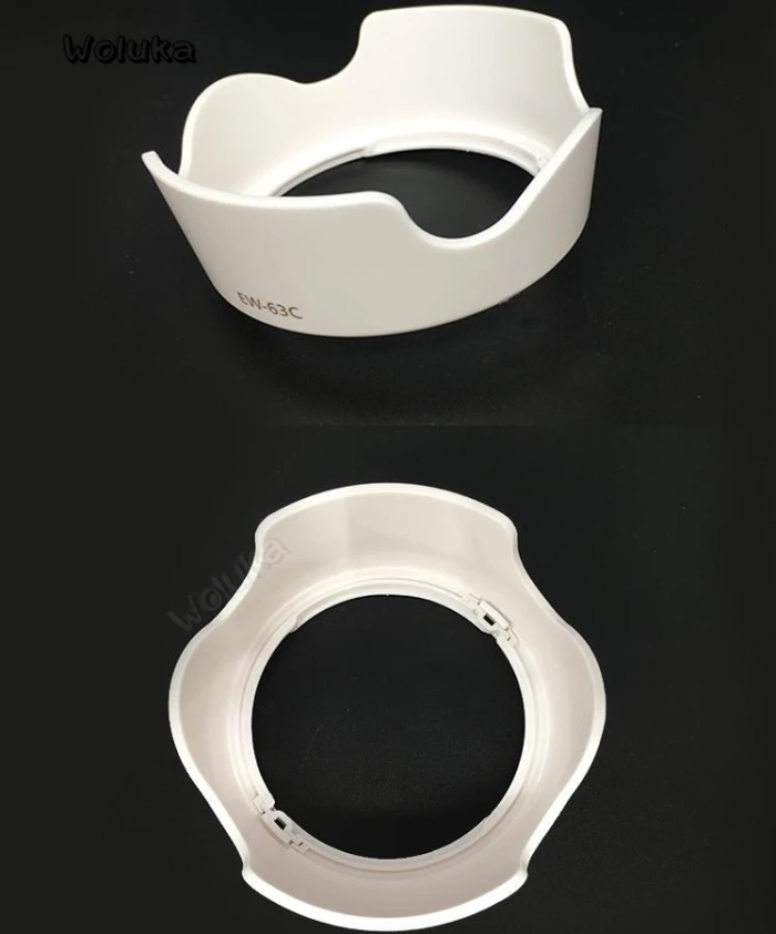 Защитный чехол для объектива камеры Белый Чехол 58 мм 18 55 EOS 100D 200D CD50 T10A|Бленды| |