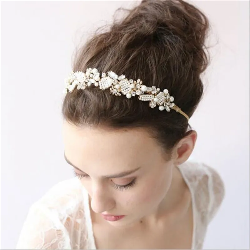 Женский обруч для волос свадебный аксессуар свадебная тиара невесты Ювелирное