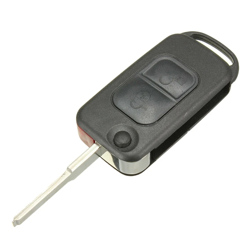 

2 кнопочный флип-чехол для ключа HU64 Blade FOB для Mercedes Benz A C E S W168 W202 Car