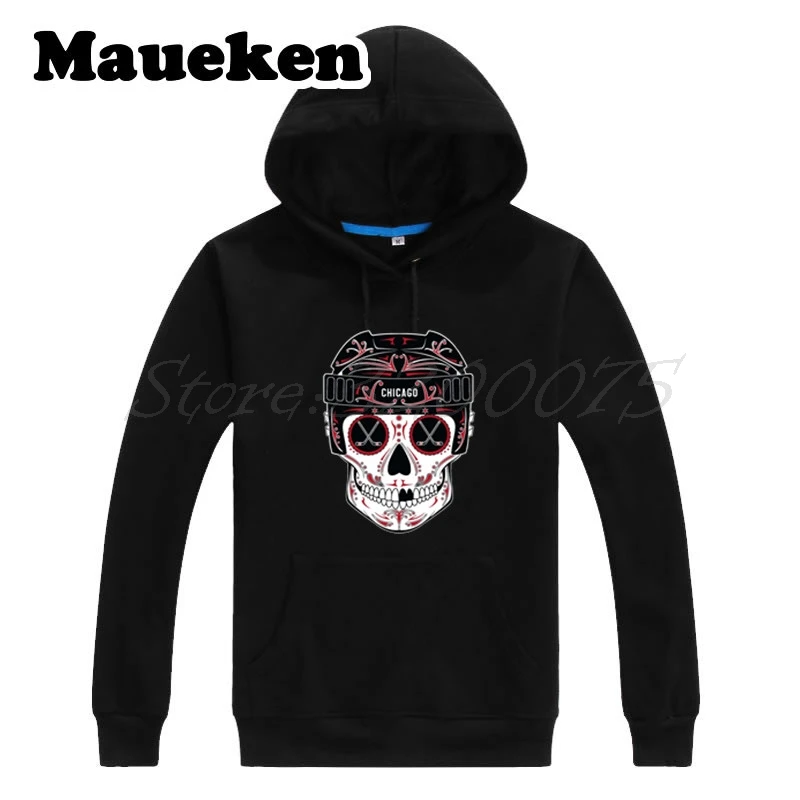 Мужские толстовки Chicago Blackhawks Star Wars Join The Hawk Side Darth Vader плотные с капюшоном на осень и