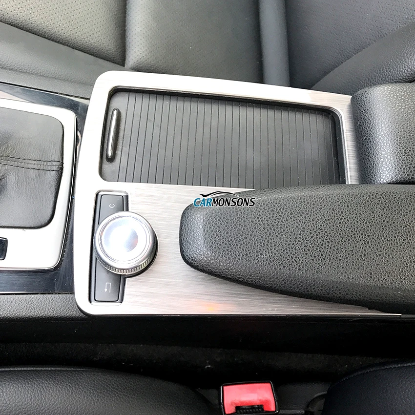 Отделка Carmonsons для консоли стикер на подлокотник Mercedes Benz C Class W204 C180 C200 2008-2014