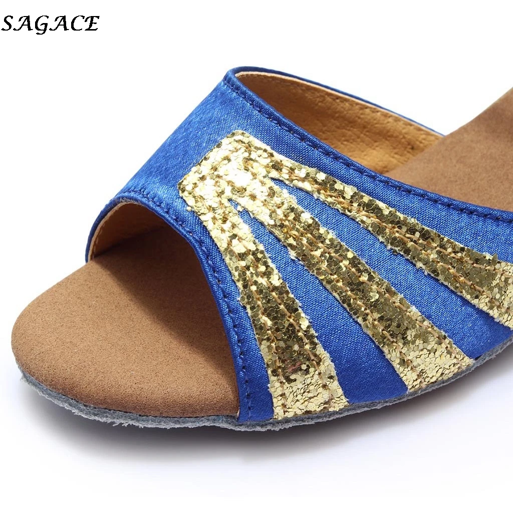 

SAGACE sandals Women Professional dancing sandals ballroom tango salsa latin dance shoes Comfortable low heel shoes woman 2019 #