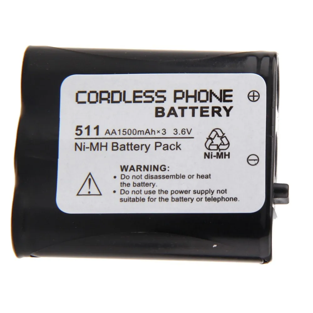 Laipuduo 2pcs 3.6V 1500mAh Ni-MH Cordless Phone Rechargeable Battery for Panasonic P511 PP511 P-P511A | Электроника