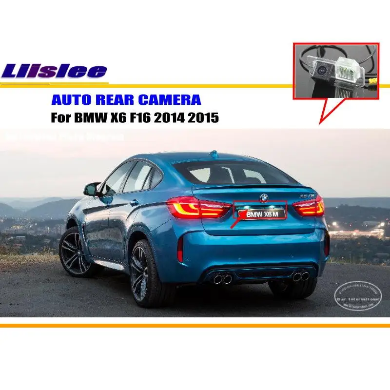 Автомобильная камера заднего вида для BMW X6 F16 2014 2015 резервная парковочная HD CCD RCA NTST