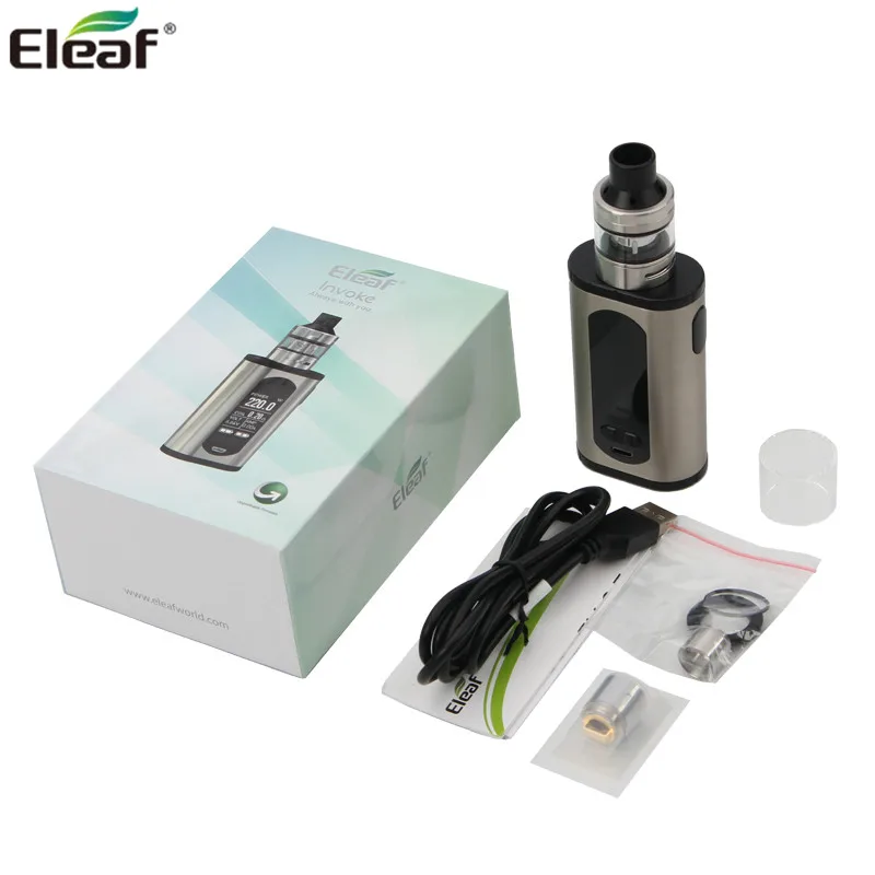 Оригинальные электронные сигареты Eleaf мак набор вызов мод бокс 220 вт с баком ELLO T 2