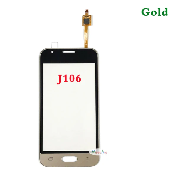 J106 Gold 4," для samsung Galaxy DUOS J1 Mini J105 SM-J105F и J1 Mini Prime J106 сенсорный экран дигитайзер сенсор внешняя стеклянная панель объектива - Цвет: J106 Gold