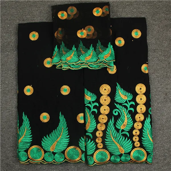 Удивительные 3 шт./компл. Африканский embroirdery хлопок швейцарский вуаль кружевной