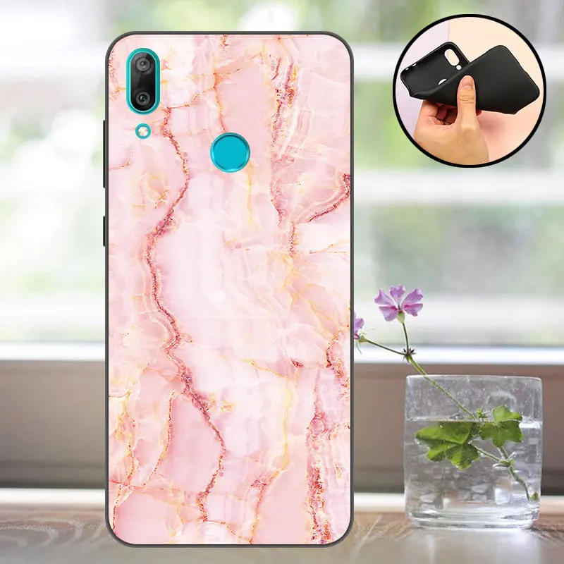 Coque huawei Y6 2019 силиконовый чехол мягкий для телефона MRD LX1 LX1F премьер профессионал