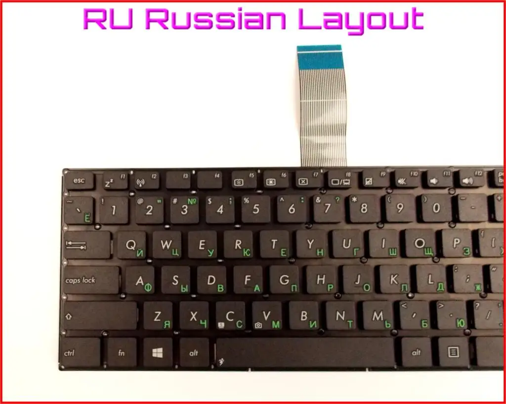 Новая клавиатура RU Русская версия для ASUS R510L R510LC R510LB R510LA R510 R510C R510CC R510CA R510LN R510LD