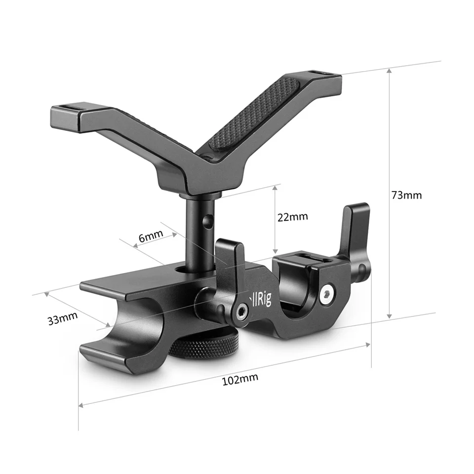 Оснастка для объектива SmallRig, 15 мм, крепление для штанги LWS, универсальная y-образная длинная опора для объектива, кронштейн для y-кронштейна, 2152
