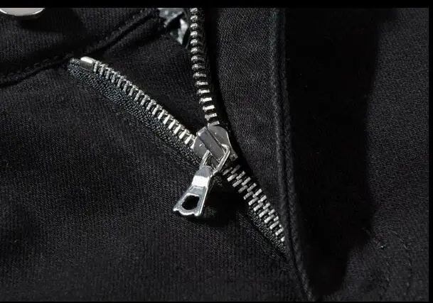 29 40 Новые мужские джинсы с нашивкой черные простые дикие брюки индивидуальный