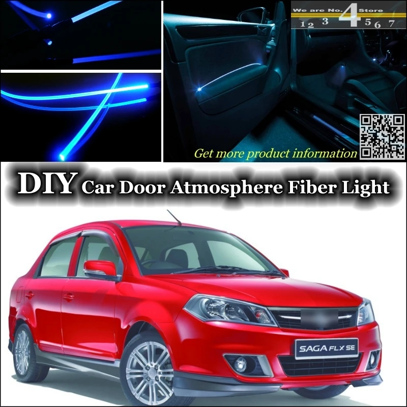 

interior Ambient Light Tuning Atmosphere Fiber Optic Band Lights For Proton Sagar Inside Door Panel illumination Not EL light