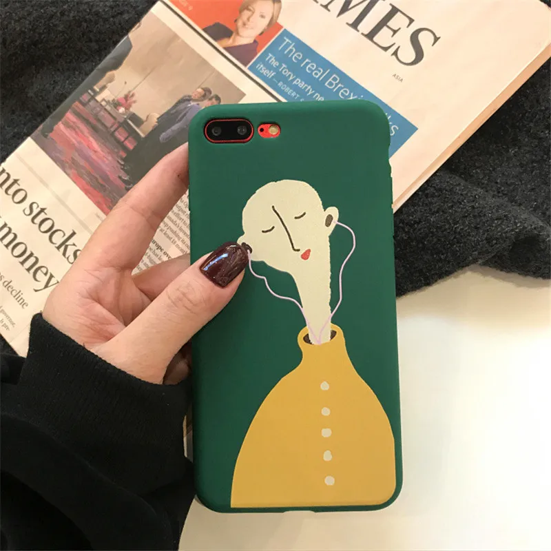 Чехол для телефона GYKZ с изображением абстрактного искусства iPhone X XS MAX XR 7 8 6 6s Plus