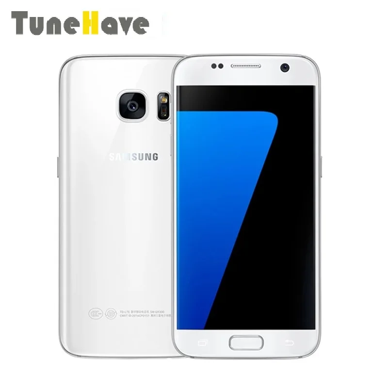 Samsung S7 5 1 &quotразблокирована оригинальный 4G LTE B Оперативная память 32 ГБ Встроенная 4