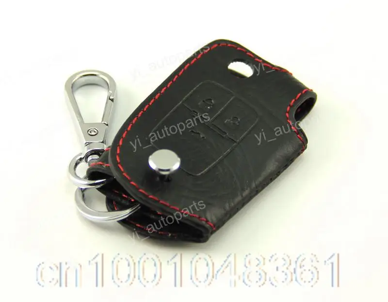 Leather Remote Case Smart Flip Key Holder Cover For Chevrolet Cruze Chain 3BT | Автомобили и мотоциклы