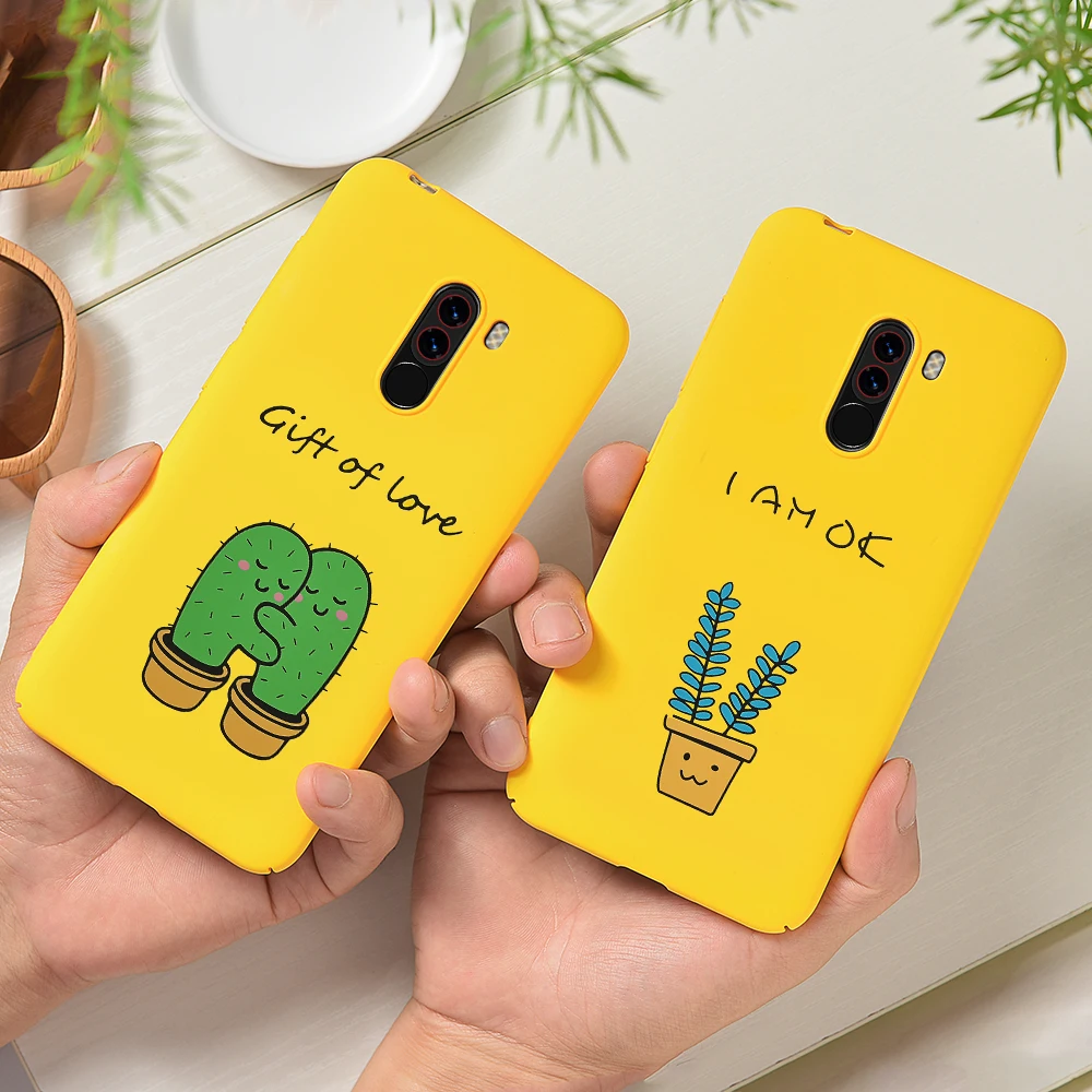 Hisomone милые животные желтый чехол Для Сяо mi Pocophone pocophone A1 5X жесткий для телефона Xiaomi