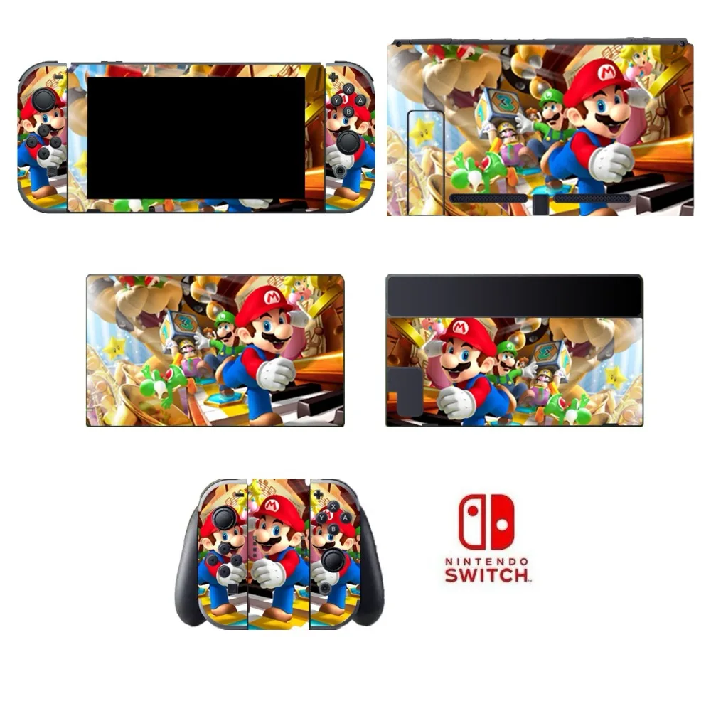 Super MARI0 виниловые наклейки на кожу защитные для nyd Switch skins стикеры s NS консоль Nintendo doswitch