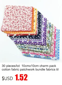 Booksew хлопчатобумажная ткань 50 см x 50 см 9 видов конструкций смешанный "Прекрасный Красный" толстый четверть набор Тильда Ткань Квилтинг, скрапбукинг лоскутное W3B5-2