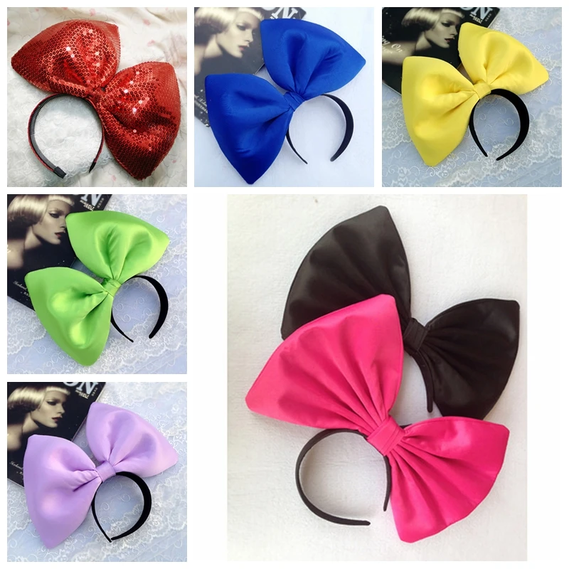 Крупногабаритный супер Гигантский Большой Бант Кики для косплея ободок волос