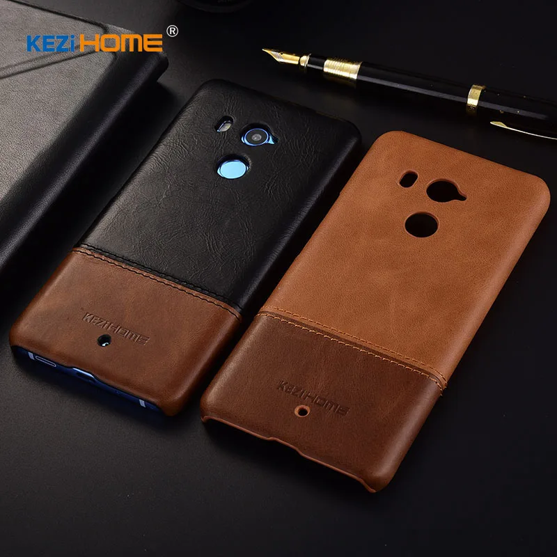 Чехол для htc U11 Plus KEZiHOME роскошный хит цветной натуральная кожа твердый задняя