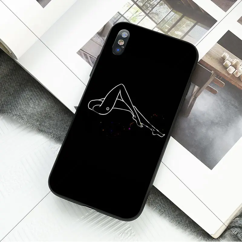 Yiuoda, минималистичный стиль, серия линий, чехол для телефона, чехол для iPhone X, XS, MAX, 6, 6 S, 7, 7 plus, 8, 8 Plus, 5, 5S, XR