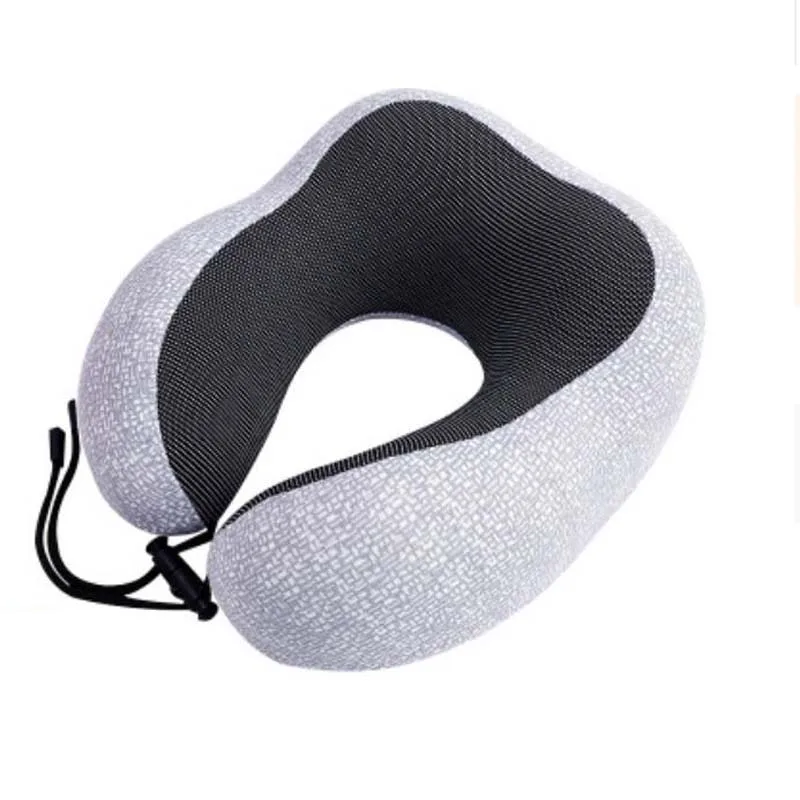 Memory Foam U-Shape Neck Pillows Soft Slow Rebound Space Travel Pillow Solid Neck Cervical Healthcare Bedding