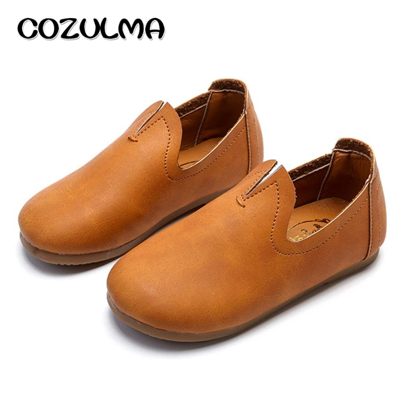 COZULMA Spring Style Kids Shoes For Girls Prinecss Children Flat Sneakers Casual Leather High Quality | Детская одежда и обувь