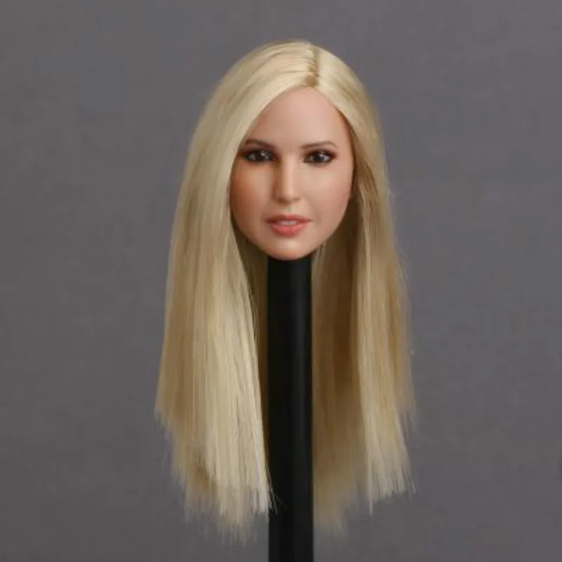 Custom 1/6 Scale Beauty Европейская девушка лепильная голова Ivanka Trump резьба по головке