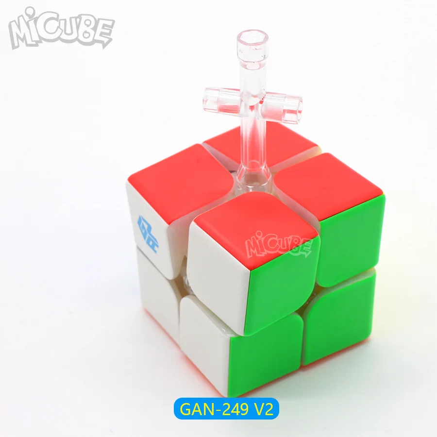 Ган 249 V2 м 249 Магнитный куб Stickerless Magic Скорость Cube 2x2x2 головоломки конкурс игрушка Cubo WCA Чемпионат 2x2 с помощью магнитов