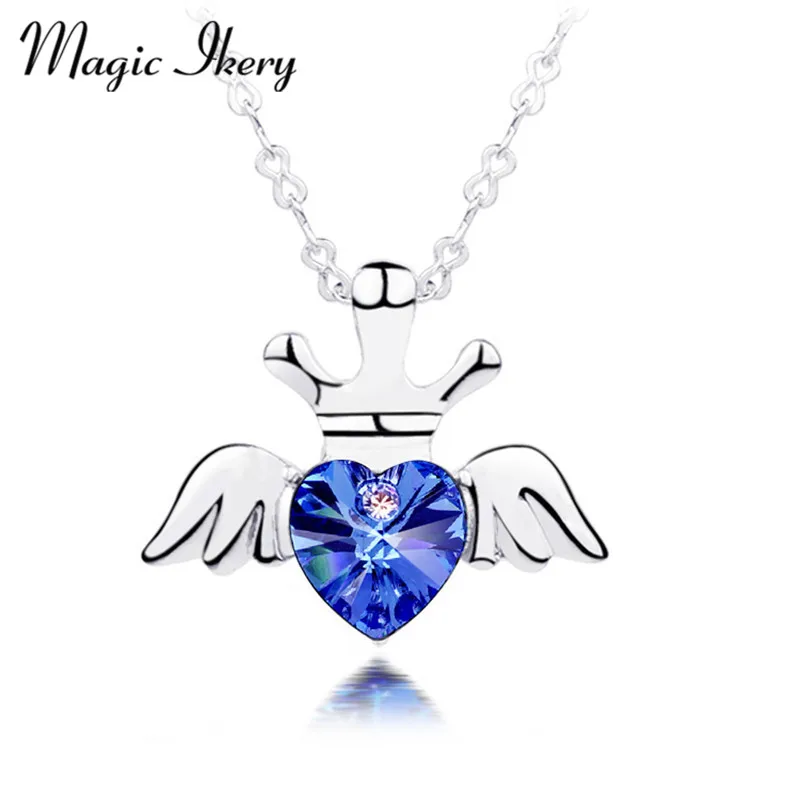 Женское Ожерелье с кристаллами Magic Ikery ожерелья белого и золотого цвета милыми в