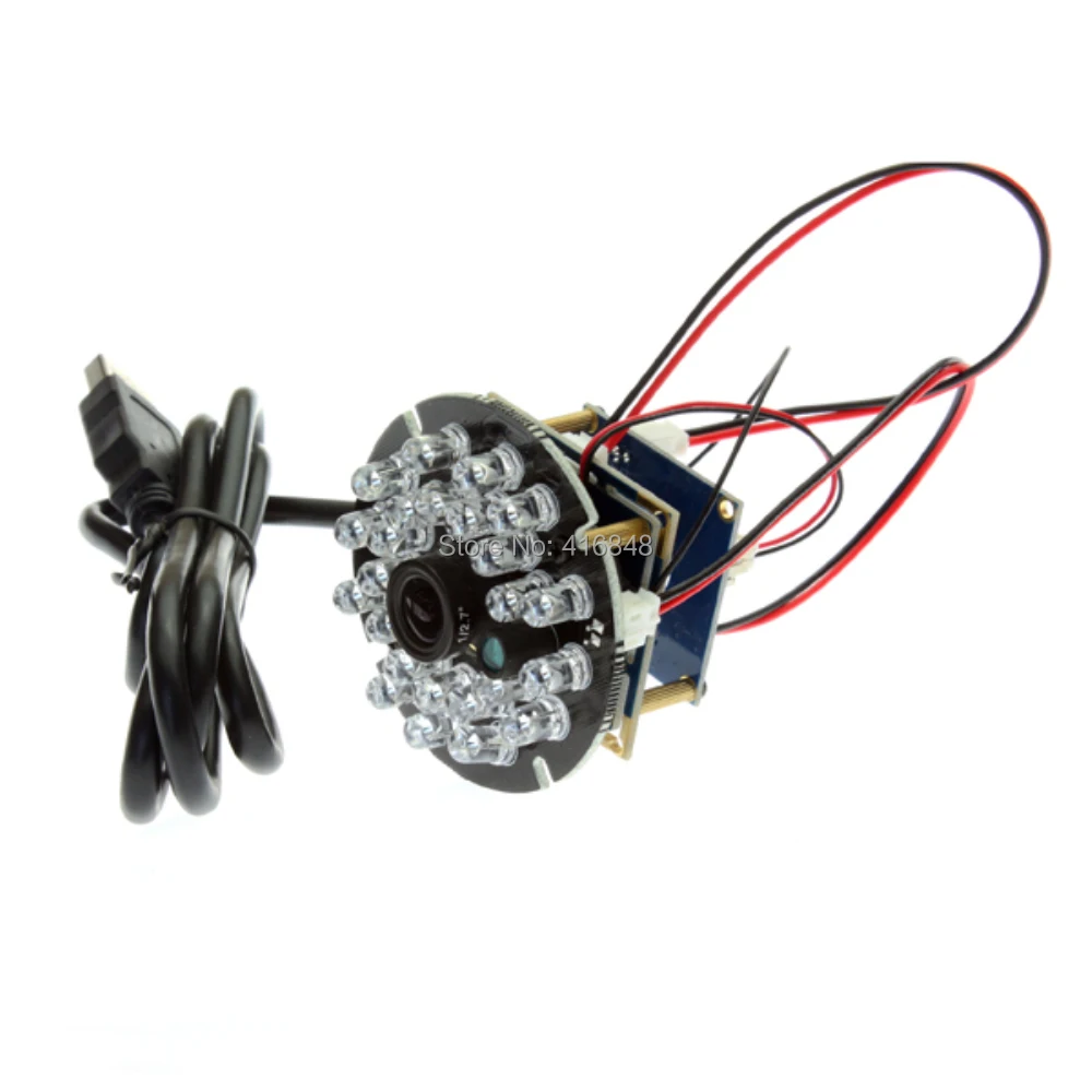 12 мм объектив 2MP 1080p full hd IR cut светодиодный светодиодная плата Plug and play OV2710 USB