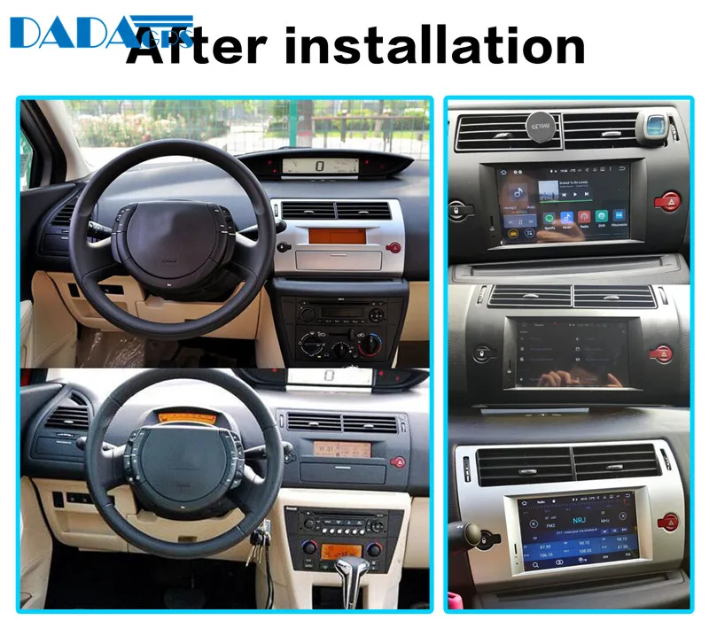 7 &quotAndroid 9 0 автомобильный стерео GPS для Citroen C4 C Triomphe Quatre 2004 2005 2006 2007 2012 DVD Радио WiFi FM