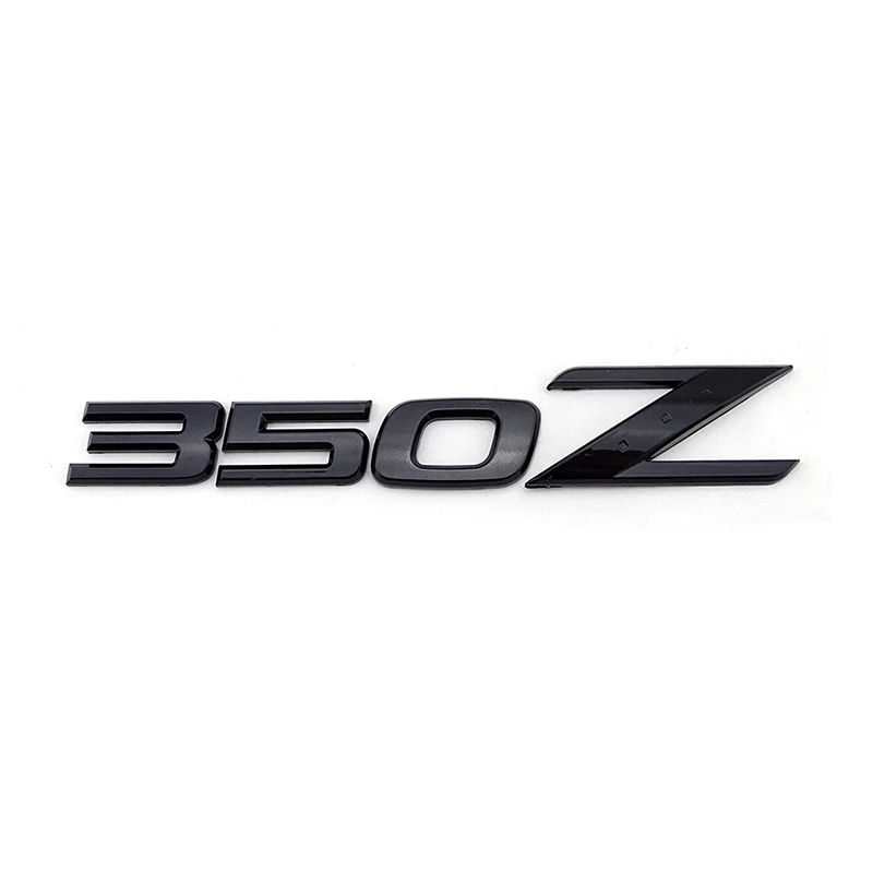 350Z Black 350Z/370Z алюминиевый сплав/ABS авто эмблема наклейки для 350Z 370Z Fairlady Z Z33 Z34 хром/черный - Название цвета: 350Z Black