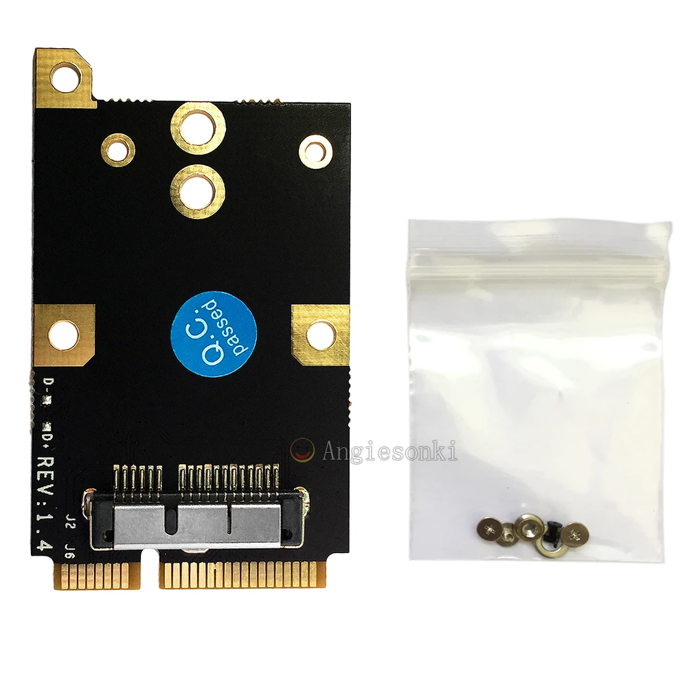 52 pin Mini PCI E преобразует карту Wi Fi адаптер для ноутбука BCM94360CD/BCM94331CD/BCM94360CS2/ BCM94360CSAX|wifi