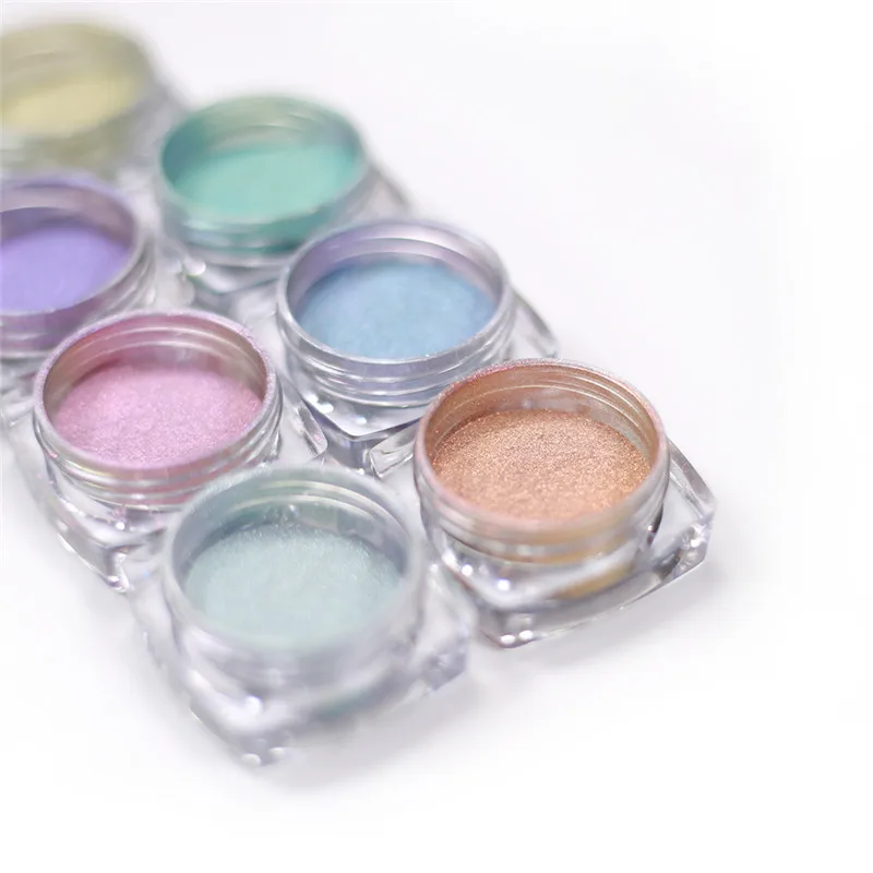 BeautyBigBang 1 коробка 1 г зеркальные Блестки для ногтей Пудра хромированный пигмент для маникюра украшения ногтей Блеск для ногтей