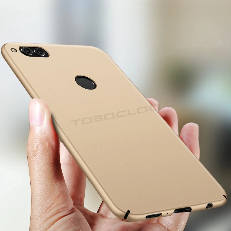 Чехол для телефона huawei P8 P9 lite P10 Mini Honor 8 9 Pro 6A 6C 6X 7X, брендовый чехол Tobocloo, Жесткий Чехол из поликарбоната - Цвет: Gold